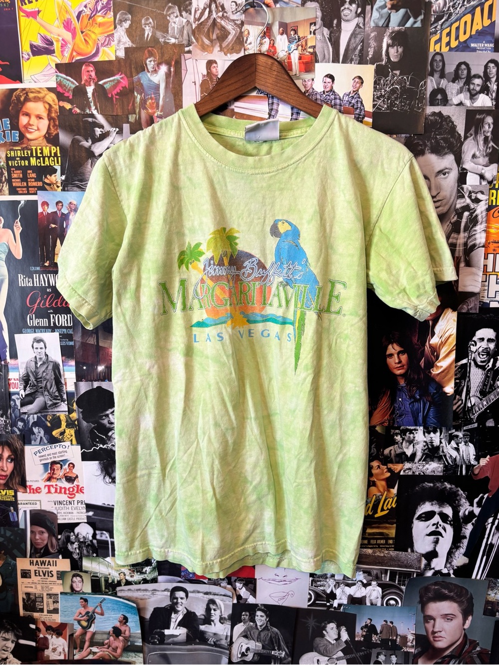 Margaritaville Las Vegas Parrot Graphic Tee - Light Green